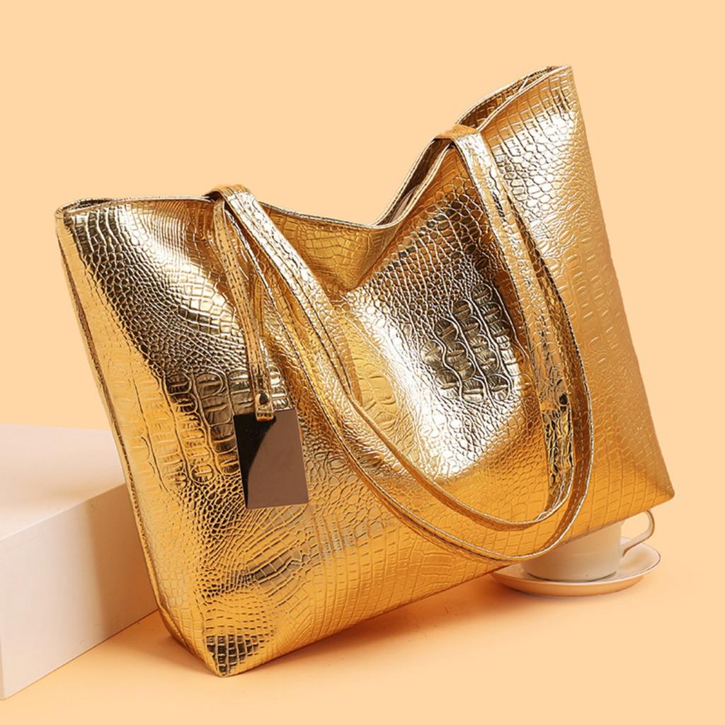 Женская ретро-сумка - Сумка кроссбоди/на плечо большой вместимости, Элегантная декоративная сумка с металлическими элементами, Женский кошелек, Ретро-кошелек, Рабочая сумка