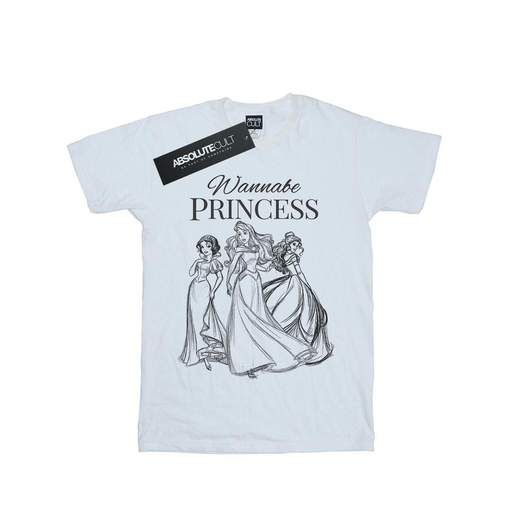 Disney Princess Womens/Ladies Wannabe Princess Cotton Boyfriend T-Shirt