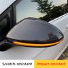 For Volkswagen VW Golf 7 MK7 7.5 GTI R GTE GTD 2013- Rearview Mirror Cover Side Mirror Caps carbon fiber Car Accessories