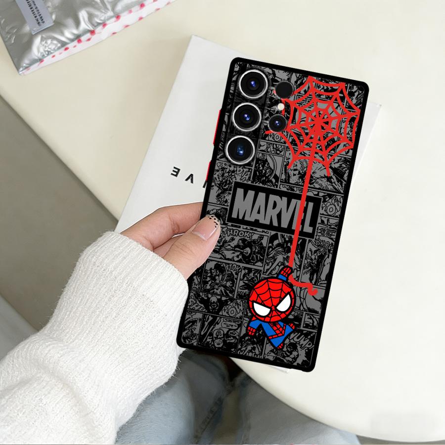 Милый Человек-паук Marvel Чехол для телефона для Samsung Galaxy S26 S20 S22 S24 Plus S21 S23 FE S25 Ultra Note 20 10+