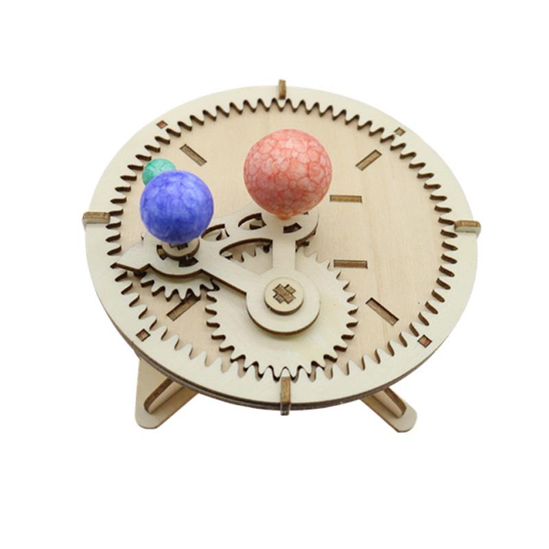 Трисфера Солнце Земля Луна Планета Солнечная система Модель Дети DIY Научные игрушки Образовательный научный набор для экспериментов