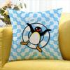 Cute P-Pingu World Various Sizes Square Pillow Case For Car Home Bedchamber Decor