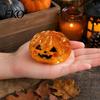 Squeeze Stress Ball Halloween Glitter Ball, TPR Slow Rising Fidget Toy, Gift for Children Ghost Pumpkin Eyeball Dumpling Decompression Kids