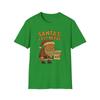 Unisex Softstyle T-Shirt Santa’s Last Nerve Funny Holiday Humor Christmas Tee
