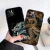 LO25 Чехол-накладка 'Китайский Дракон' для iPhone SE X XS XR 11 16E 17 Pro Max Air 8 7 6 6s Plus