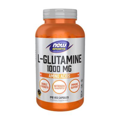 Спортивный L-глютамин 1000 мг, 240 растительных капсул