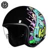 ABS 3/4 Motorcycle Helmet Adults Unisex Full Face Protection Half Scooter Commute Safety