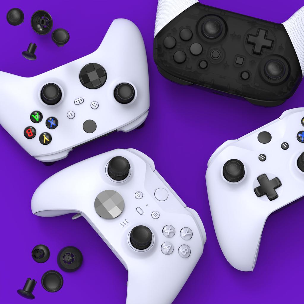 EXtremeRate ThumbsGear V3 сменный эргономичный стик для большого пальца, совместимый с Xbox Core, сменный аналоговый стик для большого пальца, совместимый с Xbox One