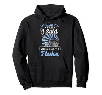 Толстовка с капюшоном для ловли камбалы Fluke Fisherman Gear