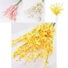 Fivebranch Oncidium Artificial Flower Bundle For Hotel And Event Decoration With Durable Silken Material