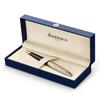 WATERMAN Karen Deluxe Black Silver GT Ballpoint Medium Gift Boxed & Pen, Nib, Oil-Based, (S0700000)