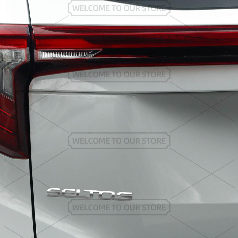 Автомобиль 3D Металл Для KIA Seltos Sport+ GT Line Turbo GDI Значок на кузов Наклейки Автомобильный Задний Стикер Декоративные Аксессуары