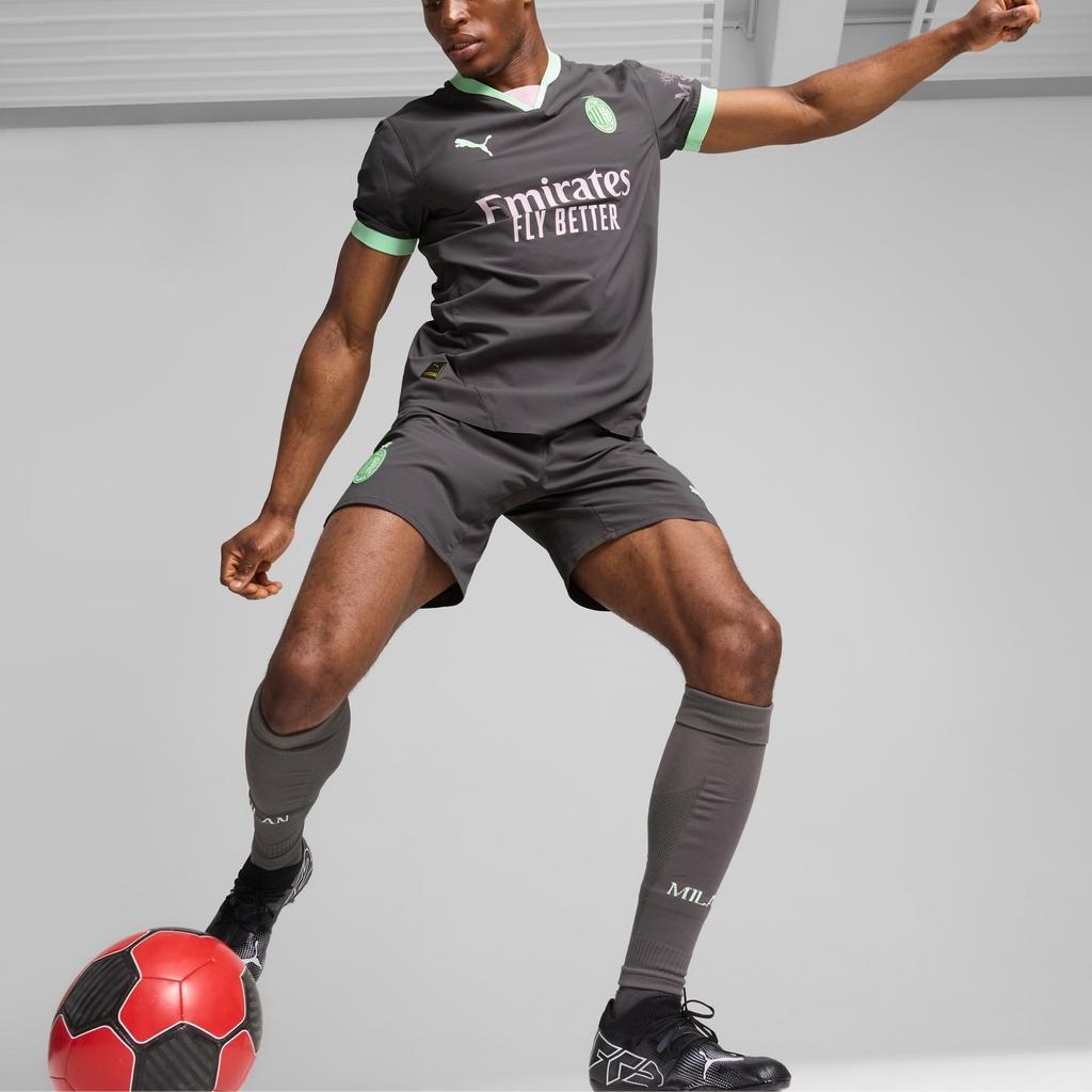 Puma Футбольная футболка AC Milan 24/25 Аутентичная Третья 'Серо-мятный' Мужская 775028-03
