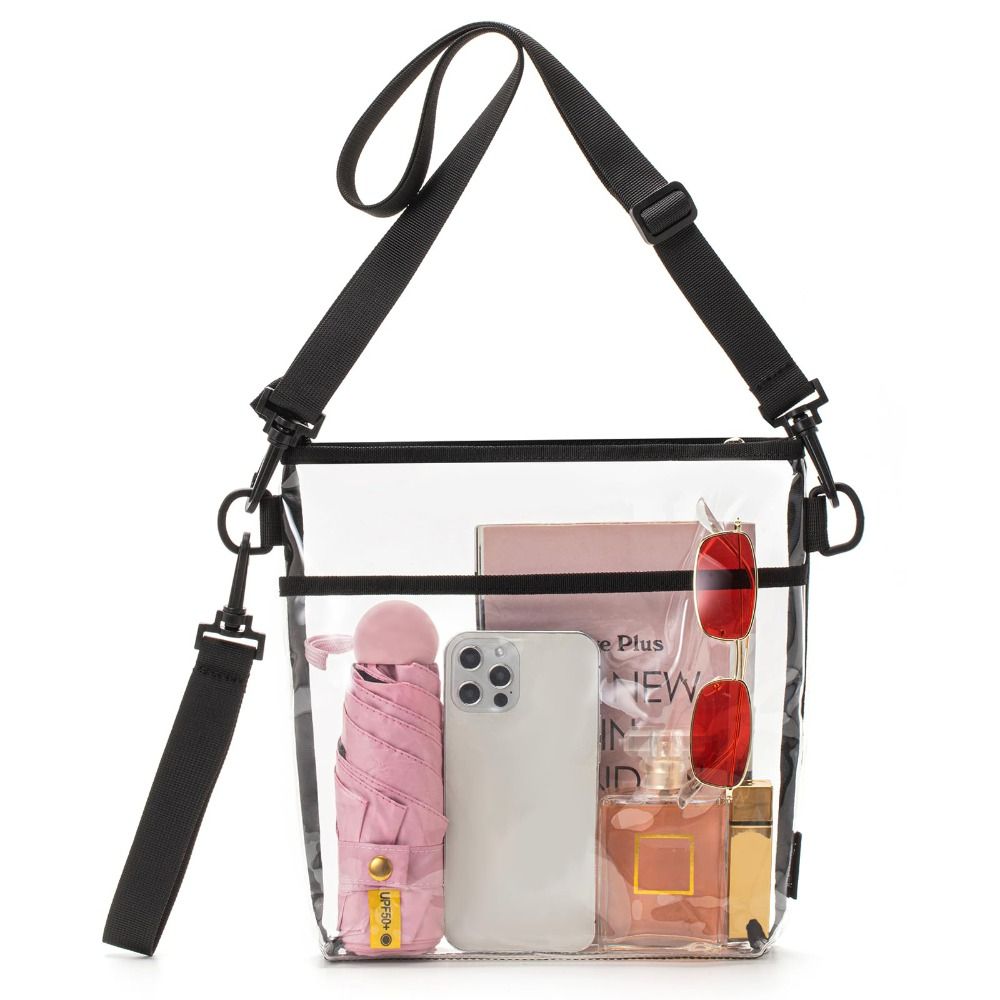 Модная прозрачная сумка, стадионная сумка кроссбоди, новый прозрачный кошелек
