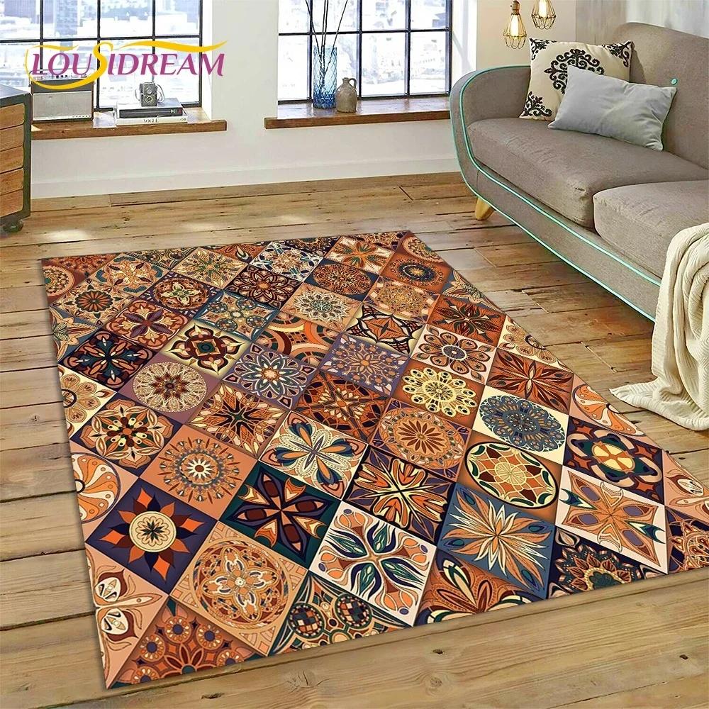 3D Скандинавский Турецкий Богемный Кельтский Ковер Коврик для Спальни Гостиной Дома Украшение Дивана, Детская Игровая Большой Декор Напольный Коврик Подарок