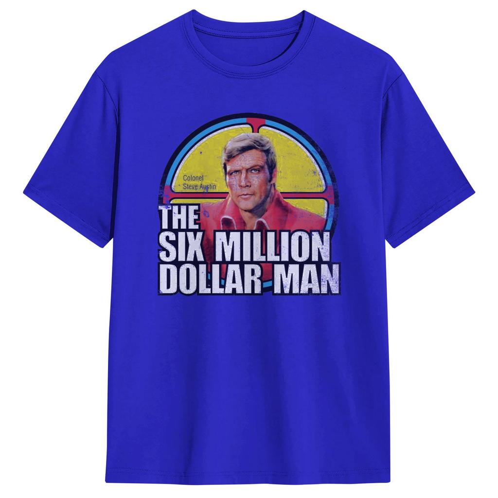 Six Million Dollar Unisex Tv T Shirt Summer Cotton TShirts For Unisex Popular Casual Tshirt Short Sleeve Vintage Tops