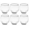 Toyo Sasaki Glass Sake Glasses, 100ml, Set of 6, Made In Japan, Dishwasher Safe, Suitable for Commercial Use, B-40103-JAN