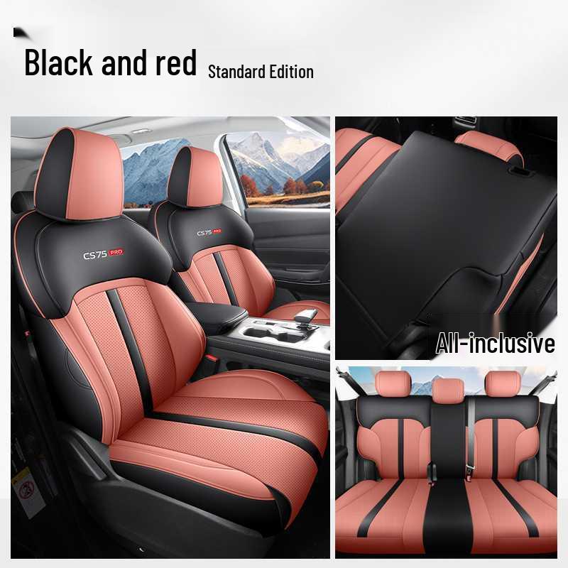 Подушка на сиденье автомобиля Changan CS75 PRO 2625 - Универсальная перфорированная кожа, Полное покрытие для всех сезонов