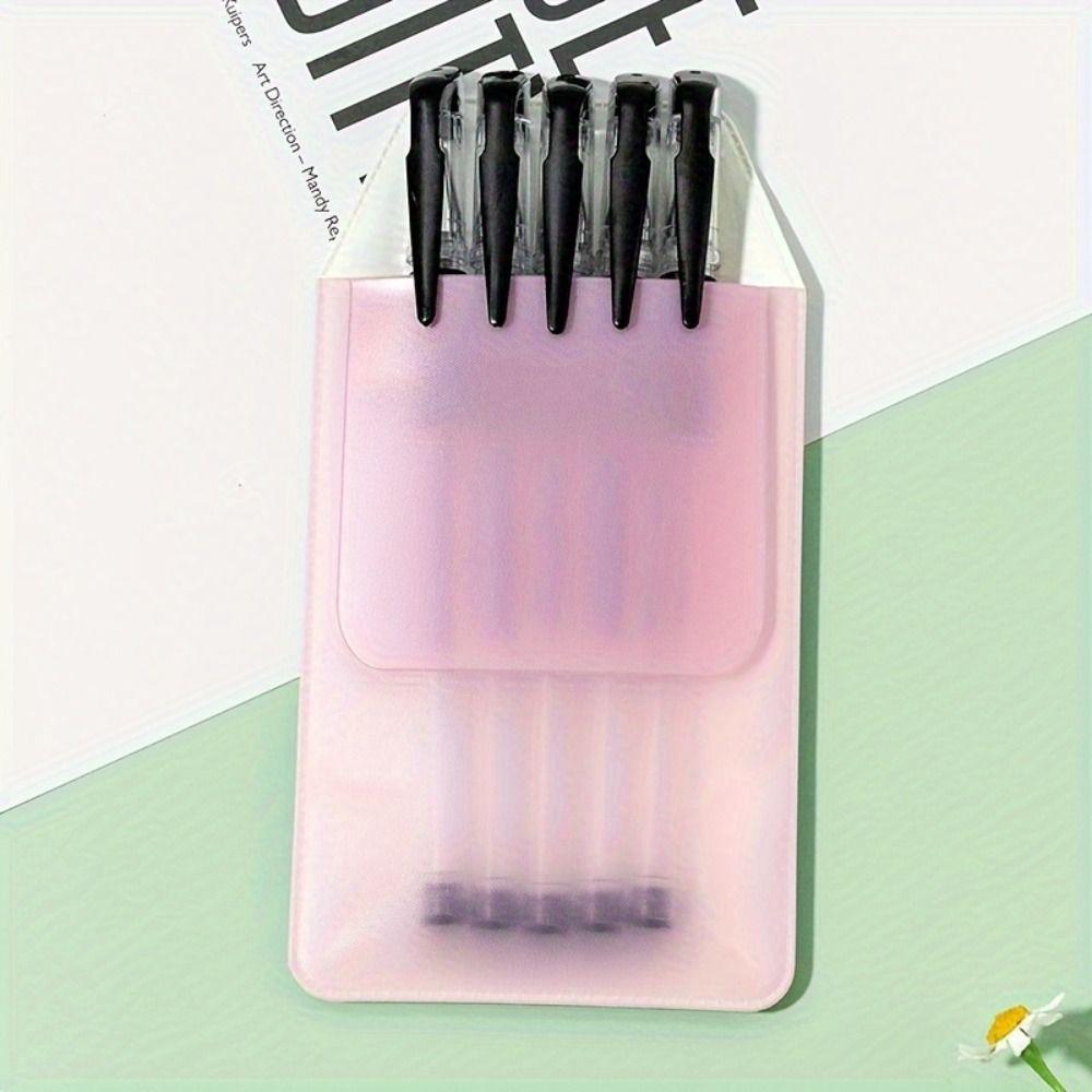 10Pcs/set Multi-color Nurse Pen Pocket Leak-Proof Pen Insert Pouch PVC Pencil Case Office