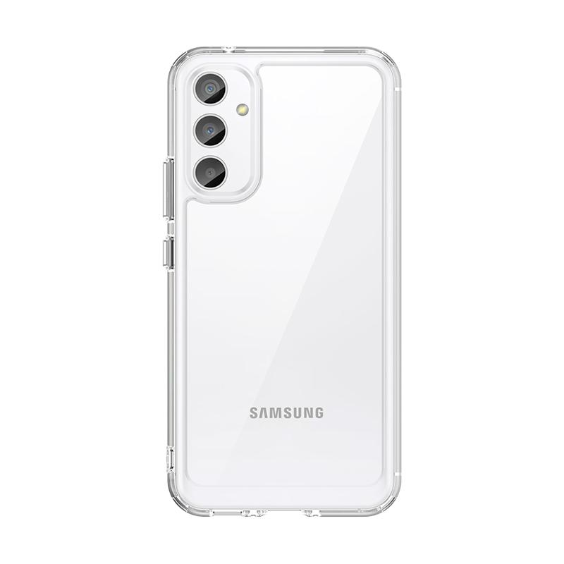 Прозрачный чехол для Samsung Galaxy A14 A34 5G A24 4G, мягкая рамка + прозрачные акриловые противоударные чехлы для Galaxy A14, защитный чехол