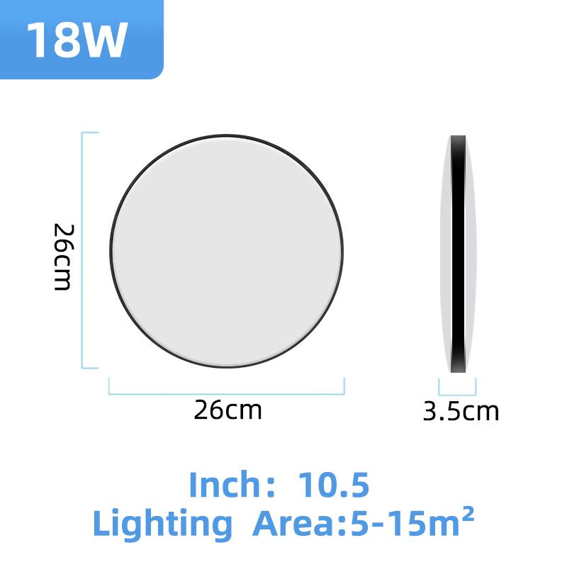 Modern Led Ceiling Lamp 220V 18W 30W Ultra Thin Ceiling Lights for Living Room Bathroom Home Lighting
