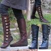 Autumn and Winter New European and American Style Low Square Heel Side Zipper Large Button Metal Decorative Boots