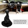 5 Speed Gear Shift Knobs Boot Cover Replacement for Citroen Xsara Xantia 206 207 306 307