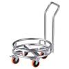 Yude Тележка из нержавеющей стали 304 на колесиках для супового котла/ведра