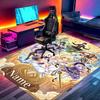 Custom Name Personalized Genshin Impact Print Carpet, Versatile Home Decor Rug, for Playroom, Apartment, Balcony, Entryway, Hallway Gift