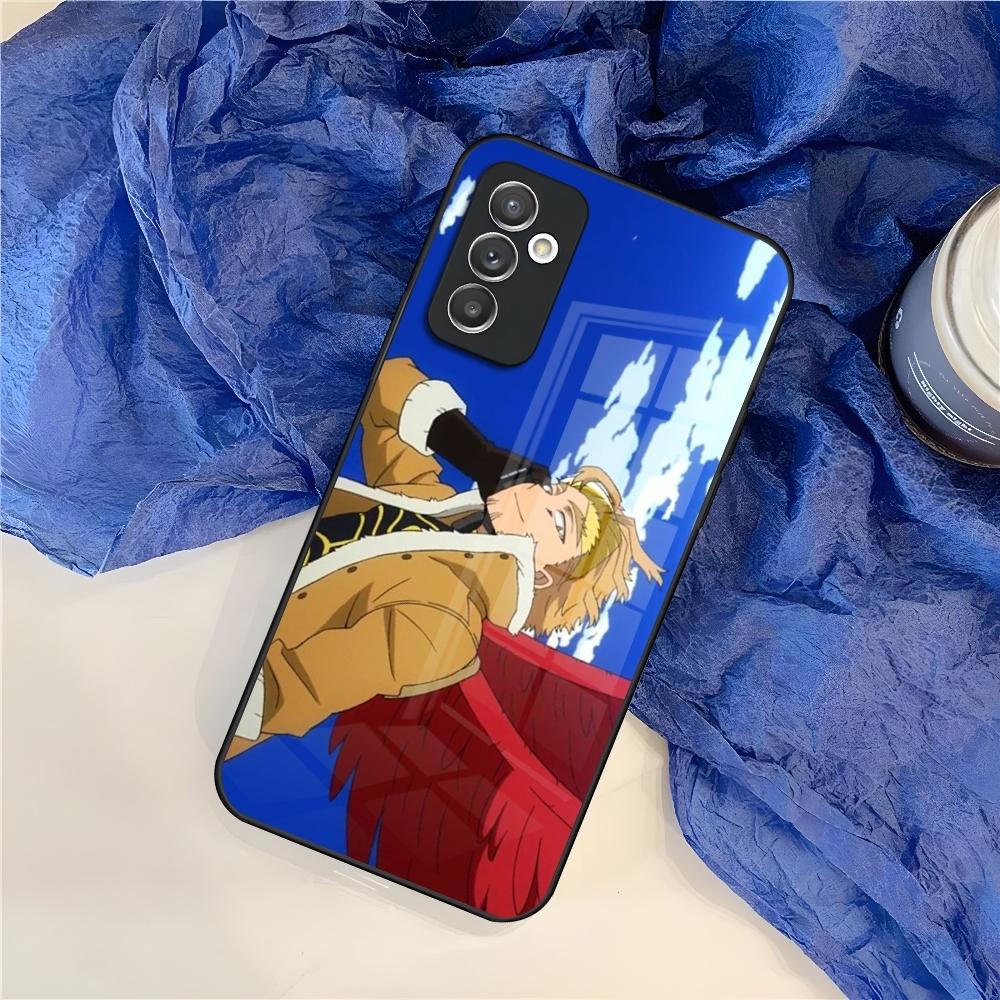 Чехол для телефона My Hero Academia Hawks для Samsung S25 S24 S30 S21 S23 S20 S22 Fe S10 E S9 Note 20 Pro Ultra Plus стеклянная крышка