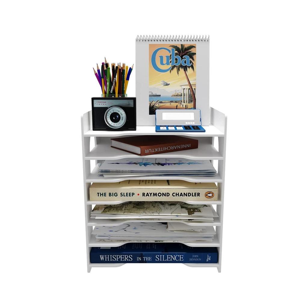 PUNCIA Документ 7 Письмо Настольный Файл для Документов Настольный Сборный Документ Настольный Документ Канцелярские Принадлежности Кейс, Горизонтальный, Ярусы, Кейс, А4,