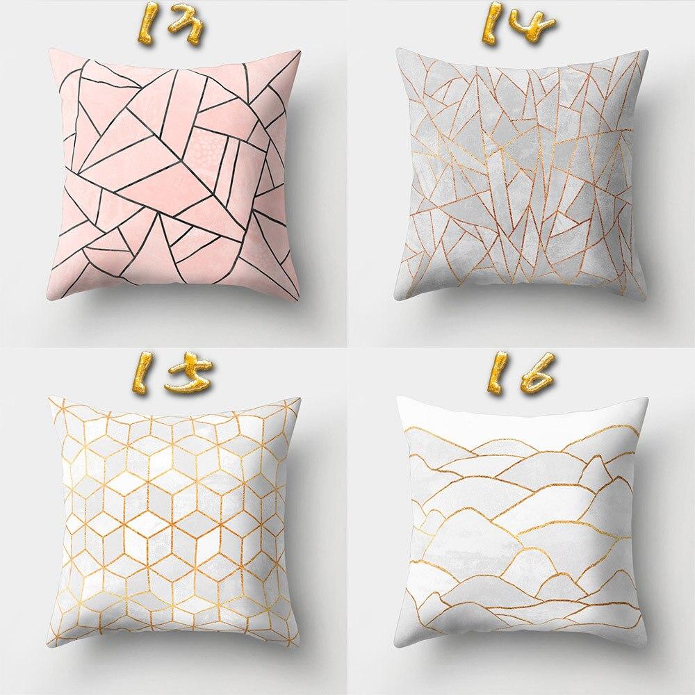 45x45 см полиэстер креативная наволочка для дома и офиса украшение подушки скандинавская автомобильная подушка геометрическая наволочка для дивана