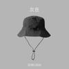 Waterproof bucket hat bag hat summer thin solid color quick-drying outdoor mountaineering hat men's and women's versatile hat