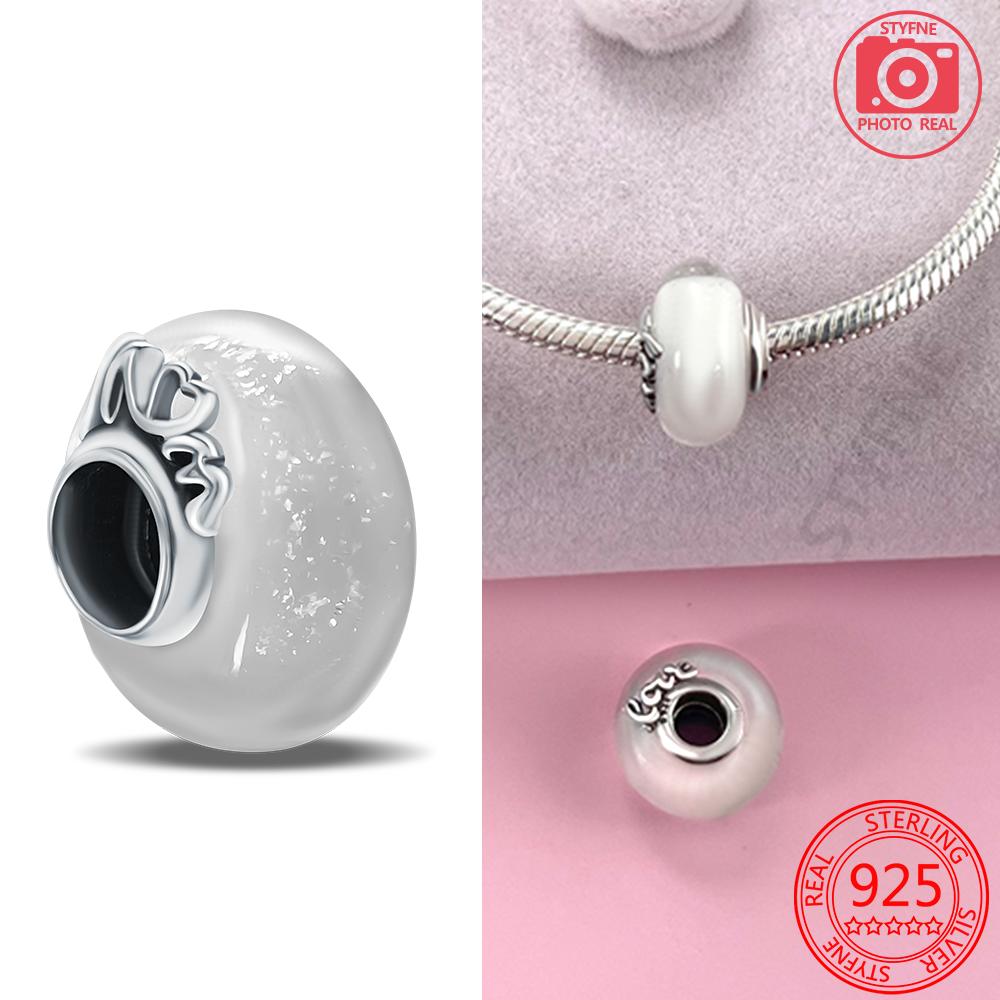 925 Silver Bracelet Women DIY Gift Murano Jewelry with Flower Blue Star Green Turtle Glass Beads