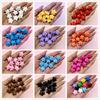 Beaded Materials Three-dimensional Jewelry Necklace Earrings Making Acrylic Five-pointed Star Beads 19mm 10pcs Accessories
