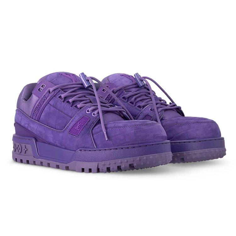 Louis Vuitton Кроссовки LV Trainer Maxi Фиолетовые 1ACN2T