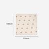 cotton gauze blanket for 100cm x perfect as a nursing and perfect for baby or as a discharge Stylish gauze nap blanket in a mimosa Double-layered