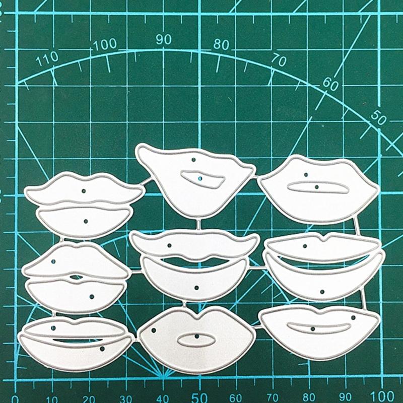 Губы Металлические Штампы Ручная Работа Поделки DIY Скрапбукинг Материалы для Тиснения для Детей Мальчиков Девочек Подарок