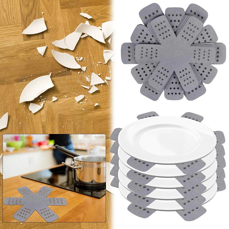 Защитные приспособления для кастрюль 12 шт. для штабелирования, разделители для кастрюль и горшков, 4 разных размера, чтобы не царапать защитные приспособления для посуды