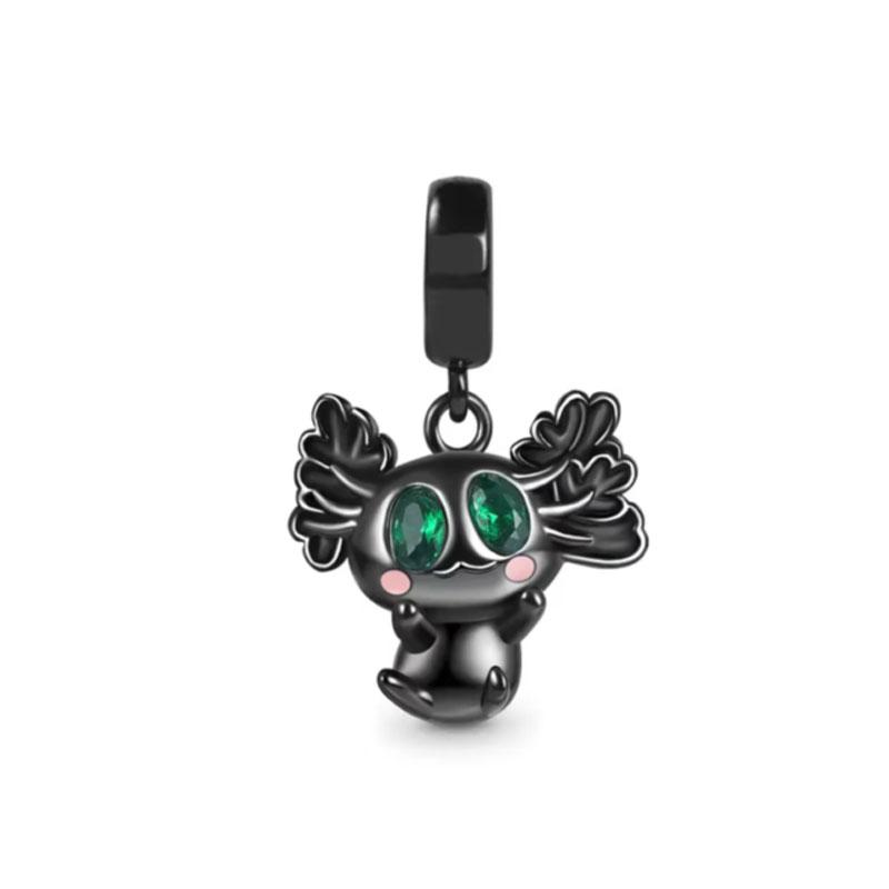 Cute Anime Series 925 Silver Charm Duck Mouse Rabbit Pendant Suitable for Bracelet DIY Fashion Jewelry Accessories