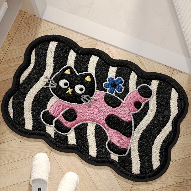 Cartoon Puppy Non-Slip Quick-Dry Water-Absorbent Bathroom Floor Mat