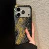 Градиентный чехол для iPhone с принтом золотой змеи, совместимый с iPhone 17 Pro Max, 16, 15, 14 Pro и XS Max
