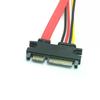 Sata 22 Pin Папа к Маме Удлинительный кабель Sata SATA 22 Pin Папа к Маме 7+15 Pin Sata Комбинированный кабель передачи данных и питания Жесткий диск