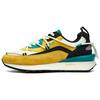 Jogger DX Fashion Comfortable Fabric Synthetic Leather Low Top Running Shoes Men Sneaker Lime Coffee Orange T12M111108FLW