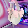 Силиконовый бант, аксессуар для наушников, 3D банты, декор для наушников, милые украшения для наушников, силиконовые банты, клипса-декор для наушников