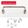 LS506 U-Shaped 304 Stainless Steel Folding Handle for Oven and Mechanical Equipment.