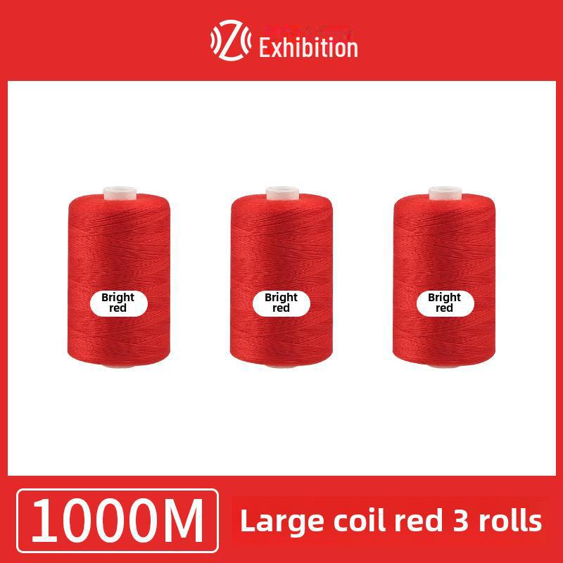 1000 ярдов ниток для бытового шитья: Полиэстер, цветная ручная работа, тонкая катушка