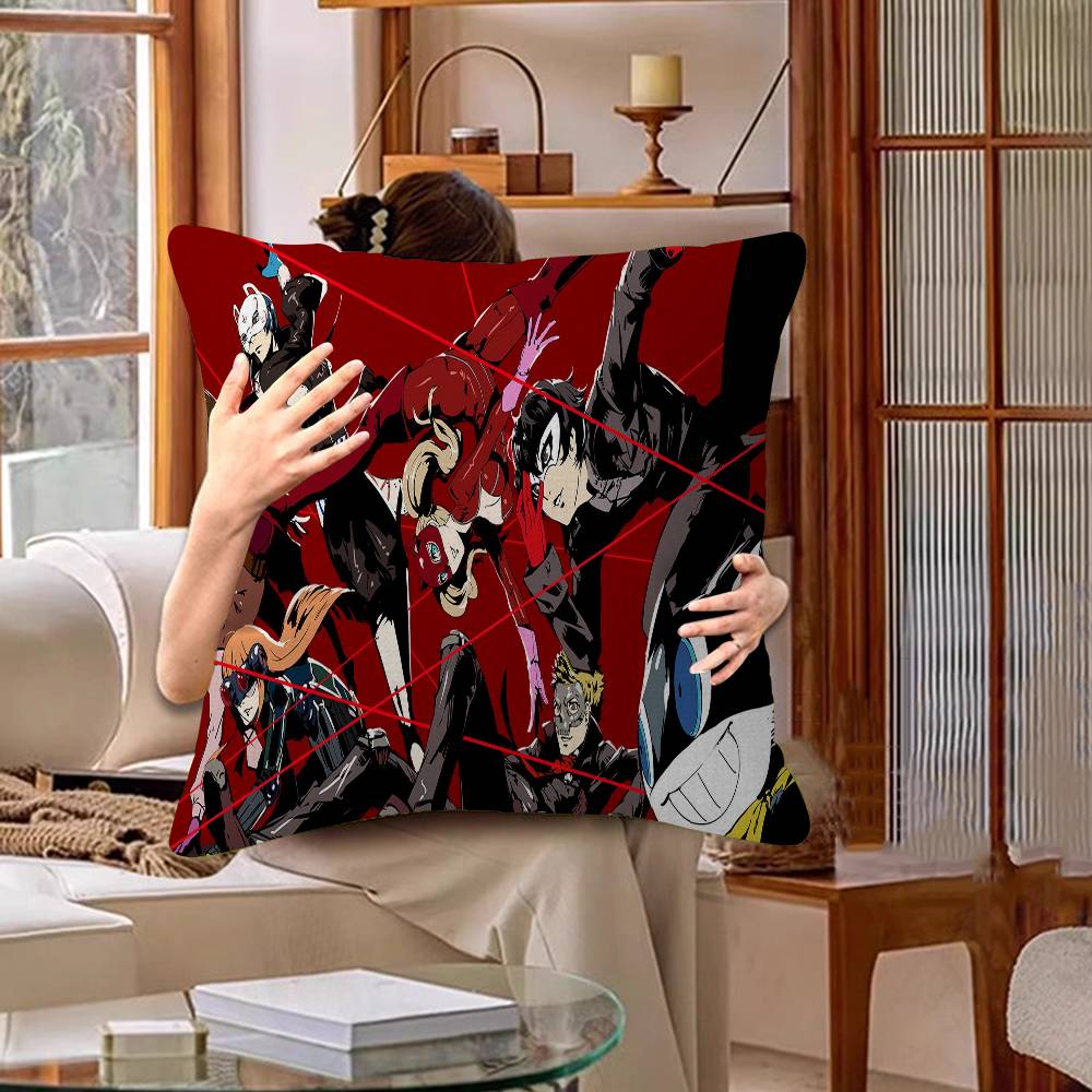 P-Persona 5 Наволочка для спальни, комнаты и гостиной, декоративная наволочка для дивана