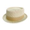 Basic Quench Mosaic Braid Porkpie Mosaic Natural One Size Fits and Number Hat, Large, Stuffy, Pattern, Materials, Antibacterial, Deodorizing, All,