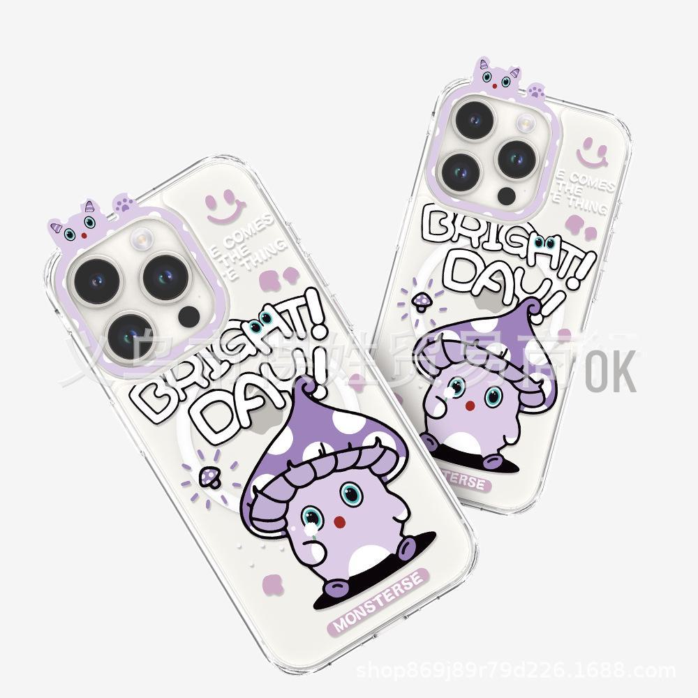 Cartoon Monster Series iPhone 13/14 Protective Cover for Apple 15 Pro Mobile Phone